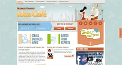 Desktop Screenshot of businessownersideacafe.com
