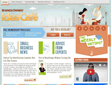 Tablet Screenshot of businessownersideacafe.com